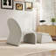 Fauteuil d'appoint rembourré moderne avec repose-pieds de 24,6 po de largeur-489474342