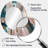 Soft Colors Shapes And Lines Marble IV - Modern Oval Wall Mirror-650678925