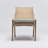 Delray 19'' H Upholstered Mahogany Armchair-90795099-91437504