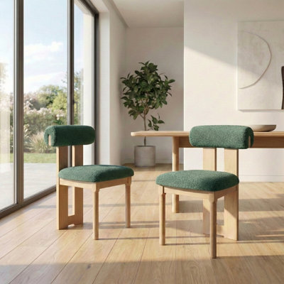 Fauteuil d'appoint en bois massif