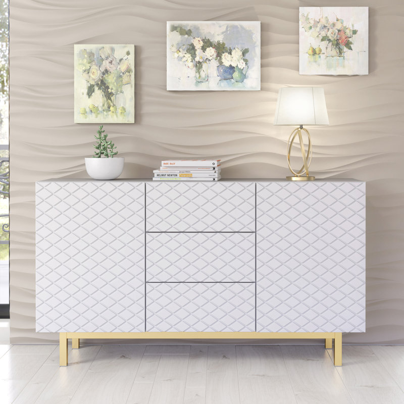 140cm Sideboard, White
