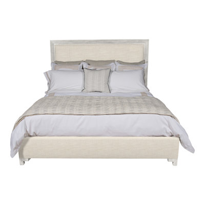 Louise/Lawrence King Upholstered Low Profile Panel Bed