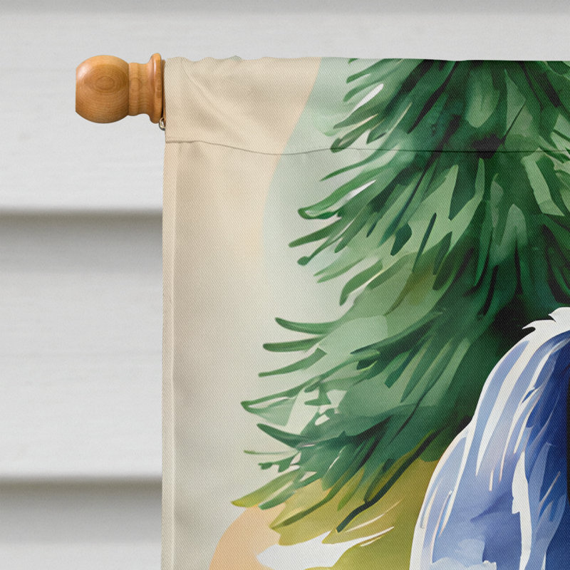 Double Sided Polyester Christmas, 40'' H x 28'' W