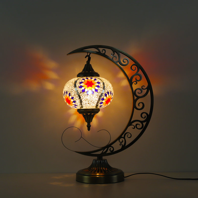 Lampe de table en verre Petersburg