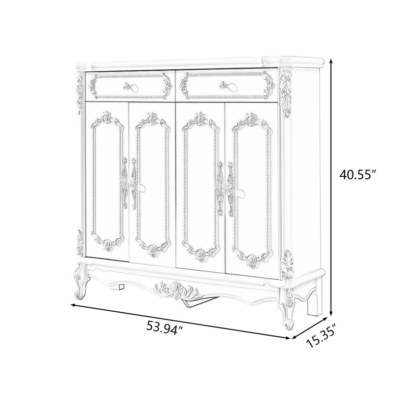 Banc de rangement blanc en bois manufacturé
