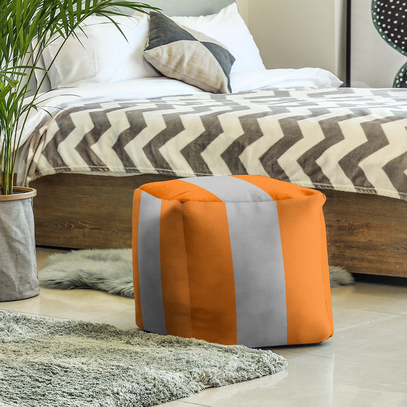 Repose-pieds Oklahoma, Orange / argent / orange