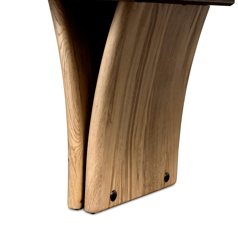 Marcon Dining Table-Grey Reclaimed French Oak, Natural