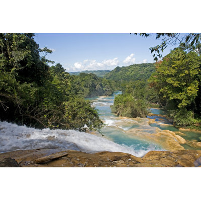 Agua Azul Cascades by MatteoMazzoni - Wrapped Canvas Print