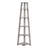 Hewitt Zyn 71 Inch Corner Shelf, 5 Tier Etagere Open V Ladder Bookcase, Gray-759057744-767692138