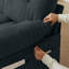 Canapé modulaire en forme de L 82,66 po avec repose-pieds amovible et sacs de rangement latéraux-386949338