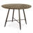 Keith Round Metal Base Dining Table