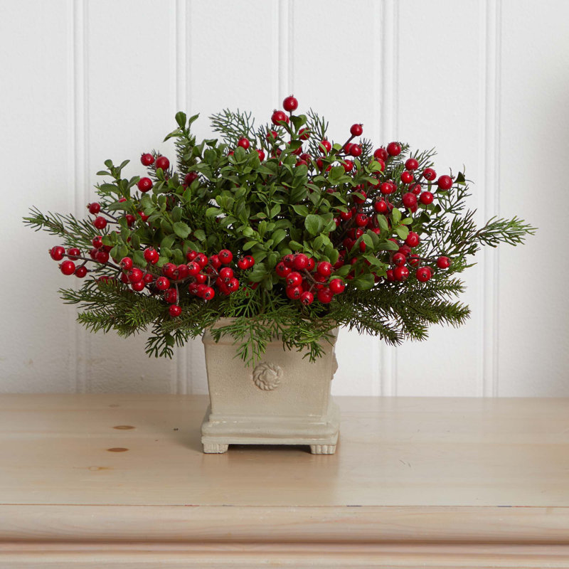 Arrangement floral dans un vase Berry