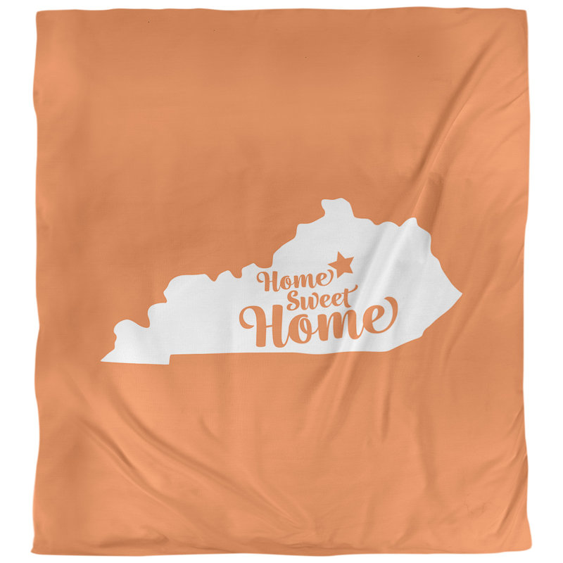 Housse de couette simple doux lexington home, Housse de couette pour grand lit, Orange, Microfibre