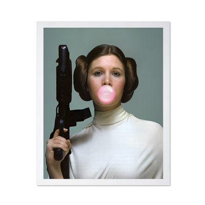 Princesse Leia, gomme à bulles rose