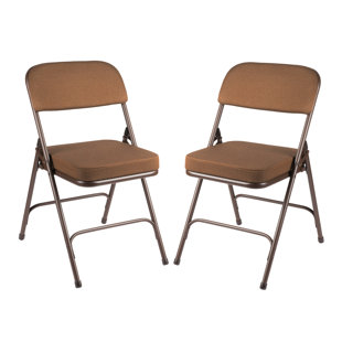 Chaise pliante rembourrée Bernadine (Ensemble de 2)
