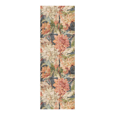 Emiliana Orange Cushioned Kitchen Mat