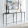 Roseberry 63.4'' W Glass Console Table