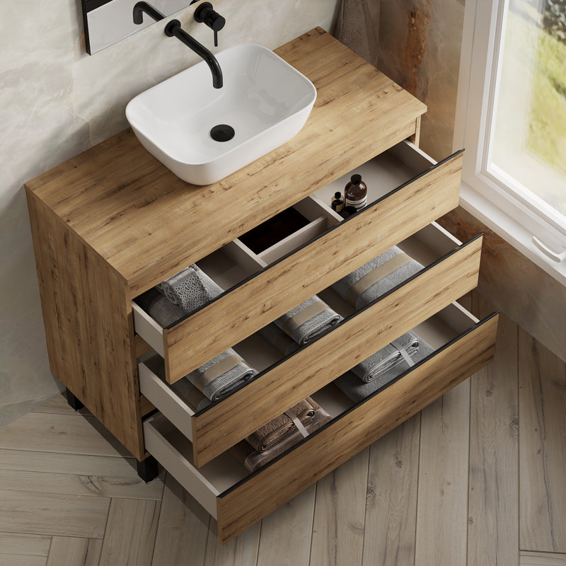 Sabree 1mm Double Bathroom Vanity with Basin