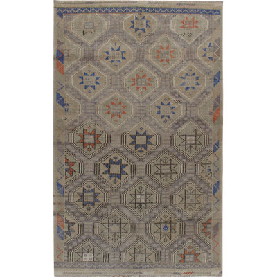 Tapis vintage tissé à plat Jajim
