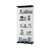 Two Door Glass Cabinet Glass Display Cabinet With 5 Shelves-61761663