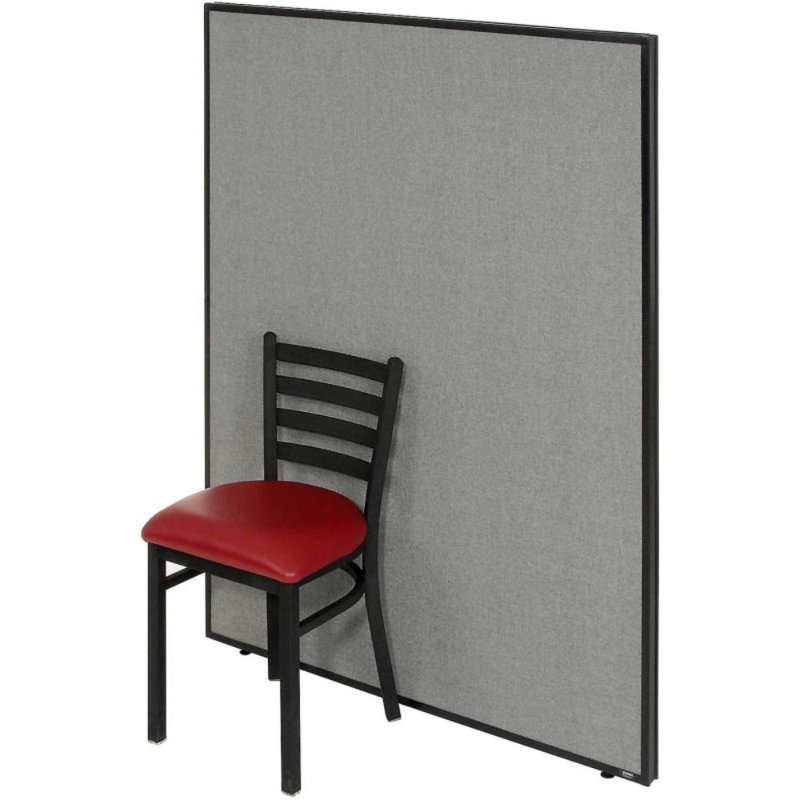Bureau à cloisons, gris