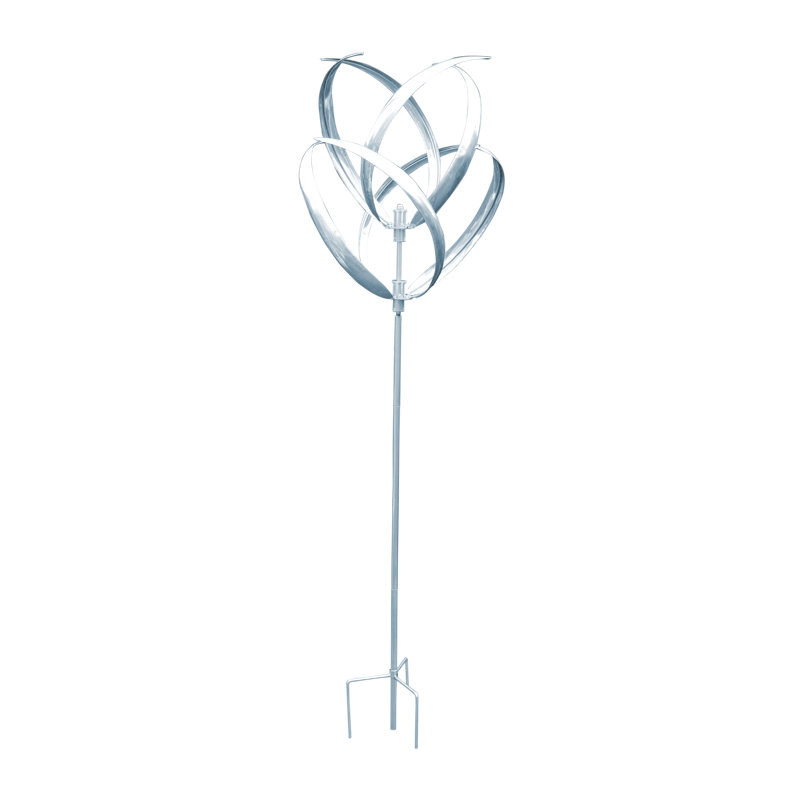 Rochon Metal Garden Statue, Silver