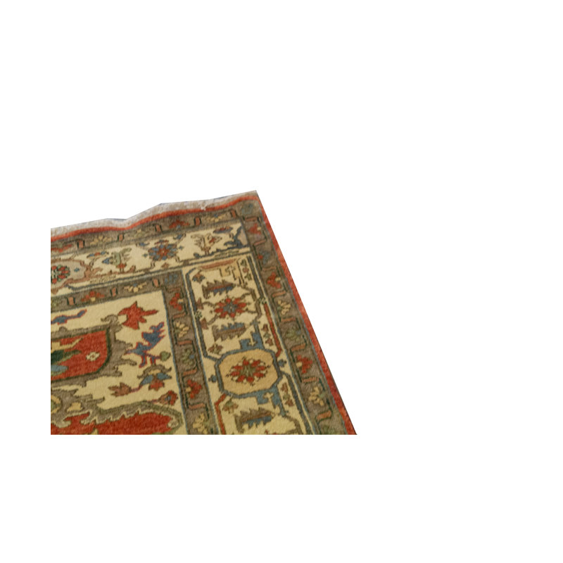 Heriz Wool Oriental Area Rug