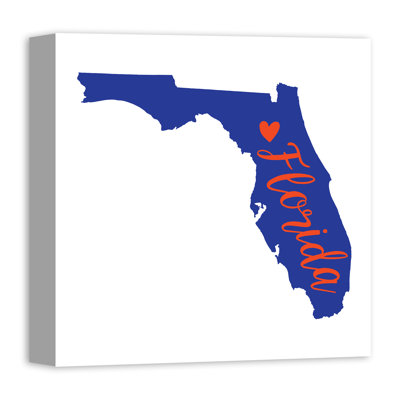 « floride fierté », art textuel sur toile