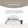 Sabiya Extended Arch Headboard Boucle