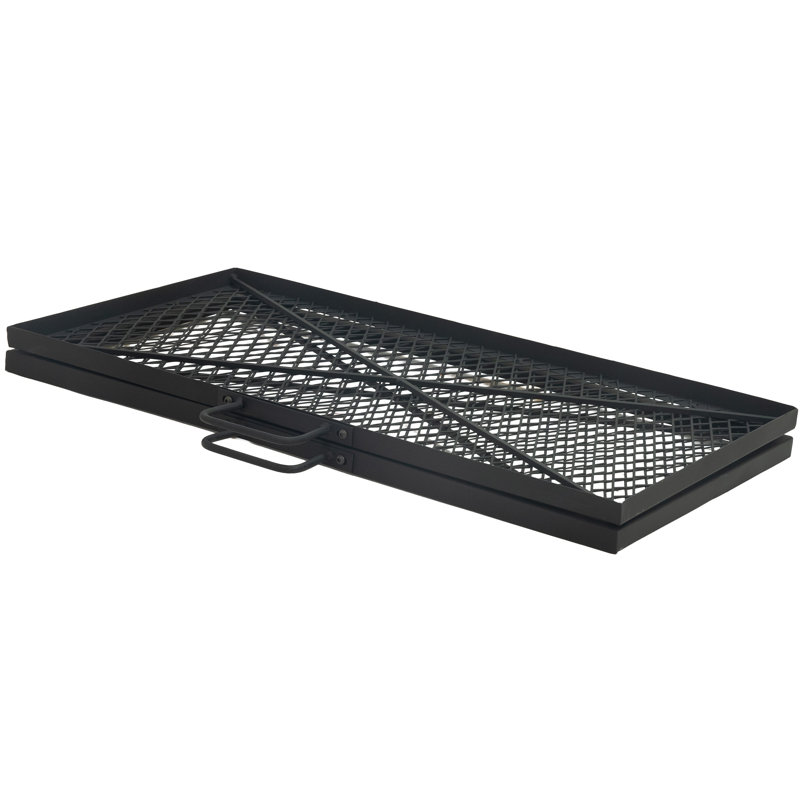 Grille de camping pliante carrée 40 po x 40 po, 1" H x 45" W x 40" D