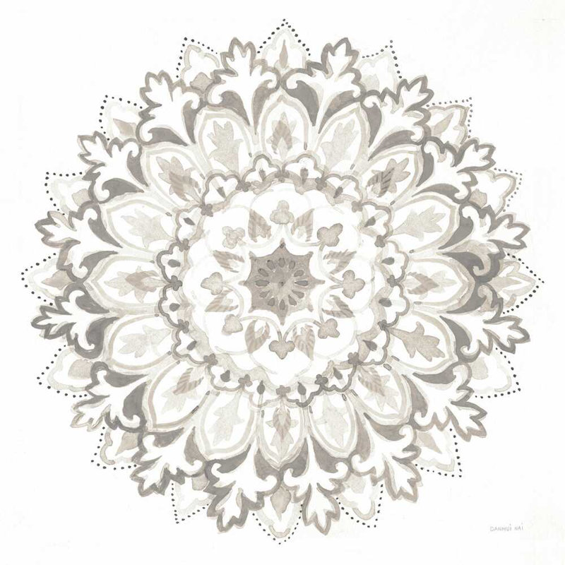 Mandala Delight II neutre, H 30 po x l 30 po x P 1,25 po