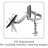Lorell Multi-Screen Pole Mount