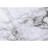 Modern White Marble Look Laminate Accent Table - Black Metal Frame, For Entryway, Living Room, Bedroom With Ornament