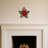 Holiday Christmas Poinsettia Star Twig Wreath