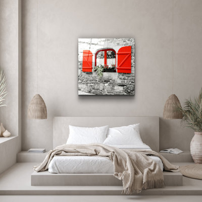 Elegant Decorative Tempered Glass Painting, 40 x 40 Inches | 100% Tempered Glass, Thickness: 0.16 Inches | UV Printing for Vibrant Colors & Durability | Perfect for Home Decor & Art Enthusiasts