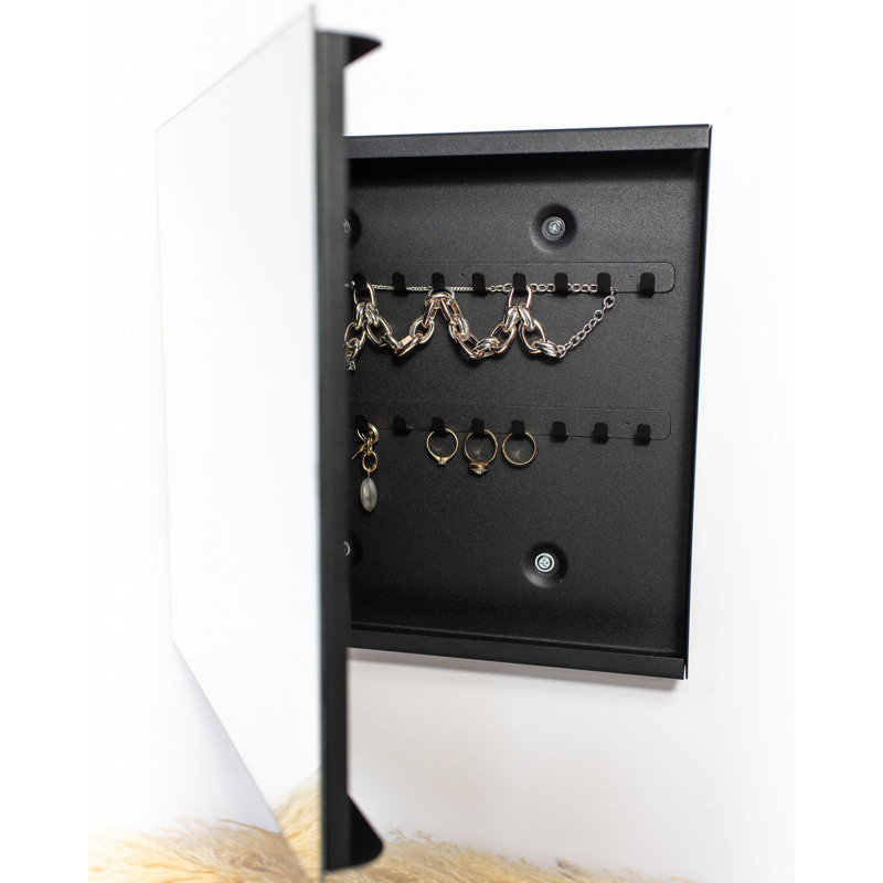 Metal Wall Organizer with Key Hooks