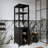 Alsup Solid Wood Freestanding Linen Cabinet