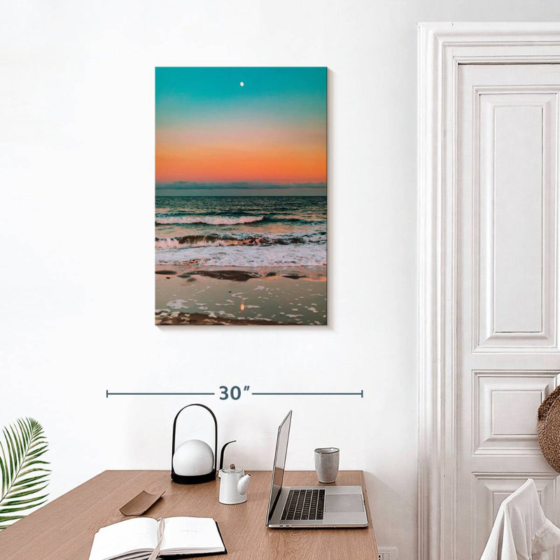 Gillard Sunset Ocean Waves, 30" H x 20" W