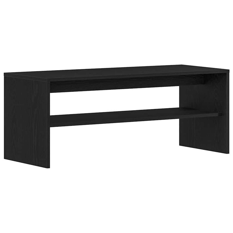 Shalo Unfinished TV Stand, Black Oak, 100cm