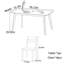 Table de salle à manger moderne et minimaliste-652931080