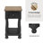 Acadian Chairside Table