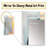 Cubic soft colors tiles V - Geometric Wall Mirror, Orange Decorative Mirror, Printed Metal Art-872696320