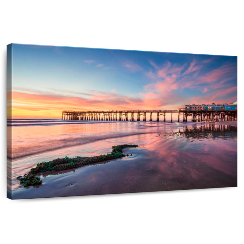 Aletra Cocoa Beach Pier Sunrise, 32" H x 48" W