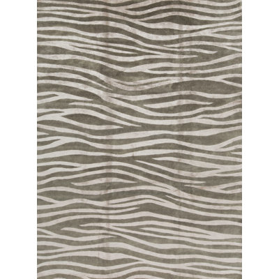 Wool Animal Print Area Rug