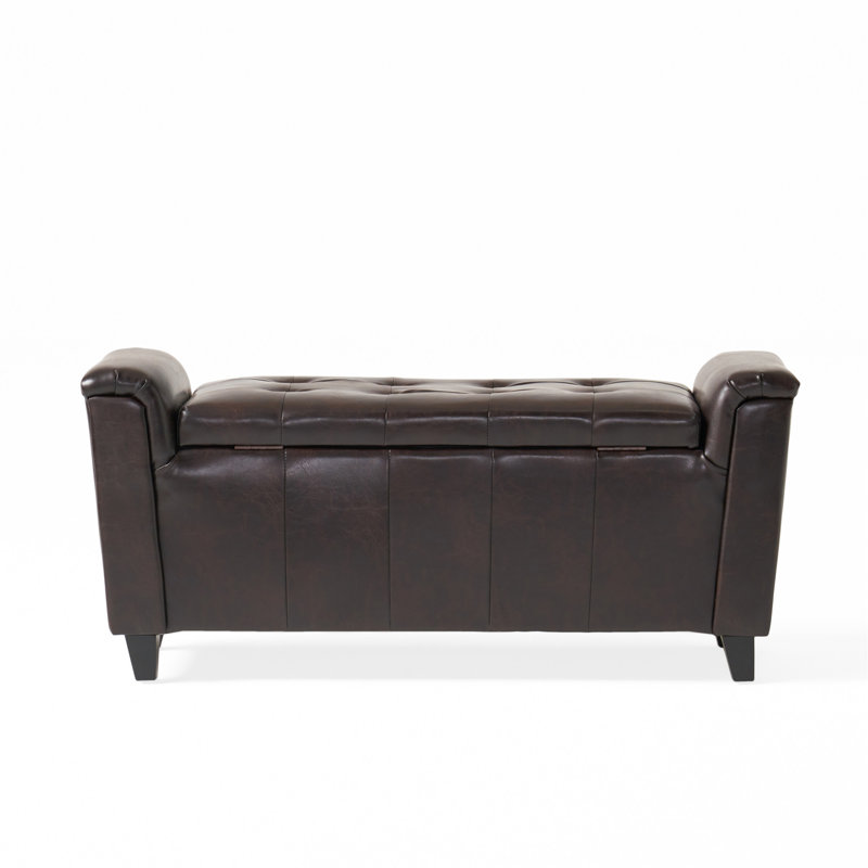 Versatile Ottoman Bench With Stylish Tufting And Practical Storage
