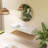 48" Plywood Wall-Mounted Bathroom Vanity Set With Acrylic Integrated Basin