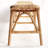 Natural Slimit Rattan Entryway Bench