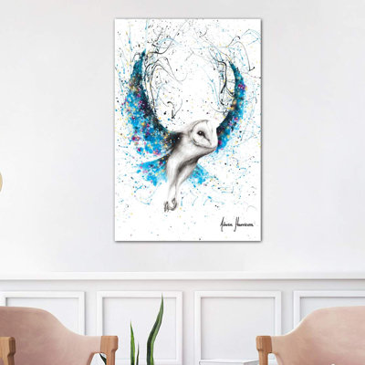 Mystical Owl by Ashvin Harrison - Wrapped Canvas Print