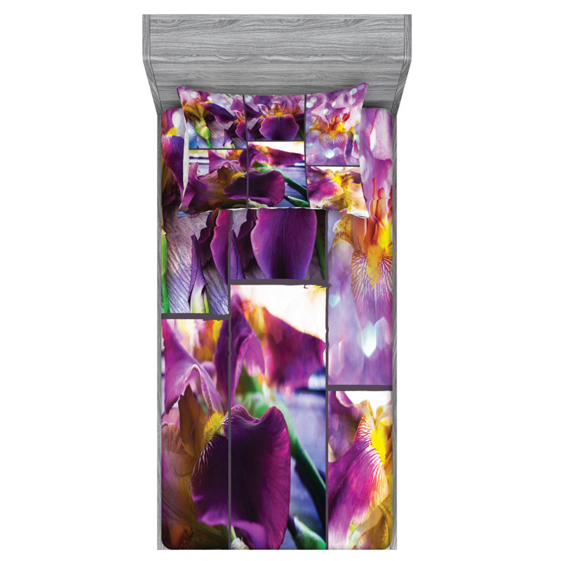 Microfiber Sheet Set, Twin Sheet Set with Fitted Sheet