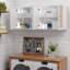 24" Wall Mounted Cabinet With Rattan Doors (Set of 2)-104338904
